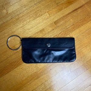 Kooba Leather Black Clutch Wristlet #48